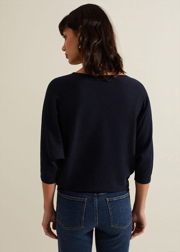 Phase Eight Cristine Knitwear Navy USA | 0968135-DI